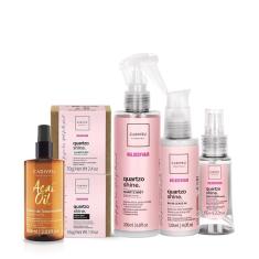 Imagem de Kit Cadiveu Professional Hair Quartzo Shine Barra E Açaí Óleo 60ml (6 Produtos)