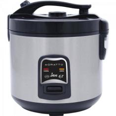 Imagem de Panela Elétrica de Arroz 400W PA6X Inox AGRATTO