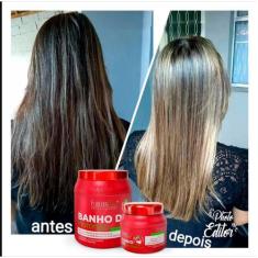 Imagem de KIT SHAMPOO MÁSCARA BANHO DE VERNIZ MORANGO FOREVER LISS