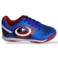 Imagem de Chuteira Futsal Infantil Marvel Heróis Dray-Masculino