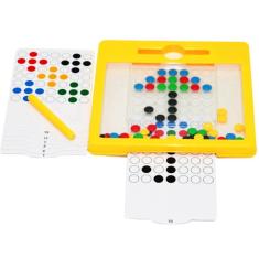 Imagem de Brinquedo educativo de encaixe infantil magforma colorindo