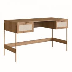 Imagem de Escrivaninha Oslo 2 GV Hanover e Dourada