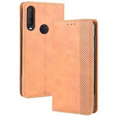 Imagem de Ranyi Capa para Jitterbug Smart3 / Lively Smart, capa carteira magnética com compartimentos para cartão de crédito com suporte para cartão de crédito flip flip carteira magnética de couro capa de