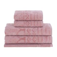 Imagem de Jogo Toalhas Banho Buddemeyer 5p Lotus Rose 3187