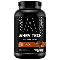 Imagem de WHEY TECH 900G (CONCENTRAD0 + ISOLADO) CHOCOLATE - ATLHETICA NUTRITION