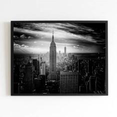 Imagem de Quadro Decorativo Fotografia Cidade New York 45X34Cm
