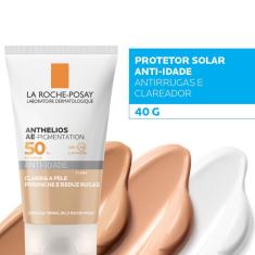 Imagem de Protetor solar anti-idade clareador la roche-posay anthelios ae-pigmentation FPS50 cor clara 40G