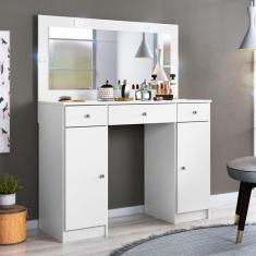 Imagem de Penteadeira Camarim Com Led Carisma Branco - Demóbile