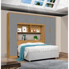 Imagem de Guarda Roupa Modulado Casal 6 Portas 3 Gavetas Top Cancun - J&A Móveis