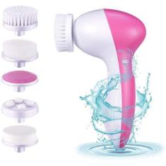 Imagem de Massageador Facial Corporal E Limpeza De Pele 5 Em 1 Escova Elétrica P