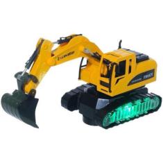 Imagem de Trator Escavadeira C/LUZ e Som 24CM - PP IMPORT