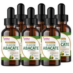 Imagem de Kit Com 6 - Óleo de Abacate Premium Com Vitamina E Extravirgem 30ml Nataly