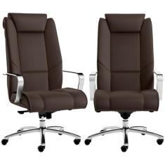 Imagem de Kit 02 Cadeiras De Escrit rio Presidente Executiva New Onix F