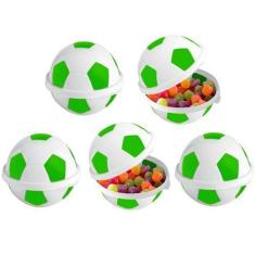 Imagem de Kit Pote De Lembranças Festa Infantil Bola De Futebol Timão Mengão Col