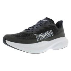 Imagem de HOKA ONE ONE Tênis masculino Mach 6, Preto/branco, 42