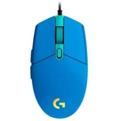 Imagem de Mouse Gaming Logitech G203 com Fio 910-005795 - Azul, Azul