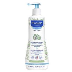 Imagem de Mustela Gel Lavante Suave 500ml - Sabonete Líquido Corpo e Cabelo para bebês e crianças – feito com 93% de ingredientes de origem natural