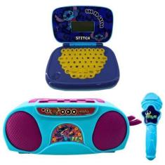 Imagem de Kit Stitch - Laptop Infantil Bilíngue + Boombox Karaoke - Candide