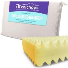 Imagem de Travesseiro Duplo Massageador De Espuma Soft Firme 50x70cm BF Colchões
