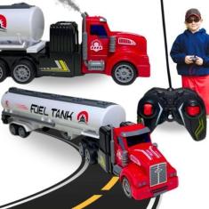 Imagem de Caminhão Controle Remoto Tank Brinquedo Presente Carrinho Adicionar ao