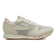 Imagem de Tênis Casual Feminino Euro Jogger Branco Rosa Claro Misty Blue Fila 51