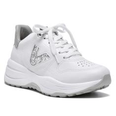 Imagem de Tênis Feminino Via Marte Casual Glitter Branco-Feminino