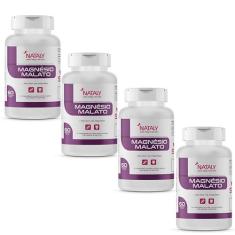 Imagem de 4x Magnésio Malato 60 Capsulas de 500mg Nataly