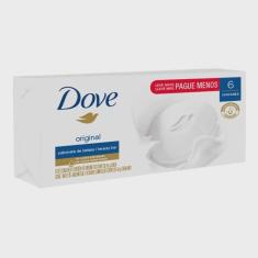Imagem de Sabonete Dove Original Barra, 6 Unidades Com 90g Cada