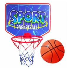 Imagem de Kit Tabela De Basquete Mini Cesta Infantil Bola Aro Rede - Sport