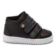 Imagem de Tênis Infantil Tininha Menina Cano Alto 3 Tiras 27-001-Feminino