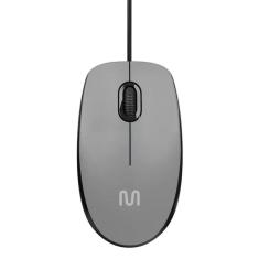 Imagem de Mouse Multilaser Com Fio 1200dpi MO387 Cinza