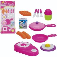 Imagem de Kit Cozinha Infantil Com Fogao E Acessorios Minha Cozinha Dos Sonhos W