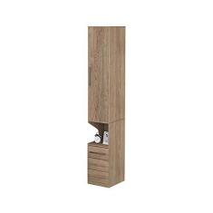 Imagem de Guarda-Roupa De 1 Porta Com Mesa de cabeceira 1416 Direito Castanho