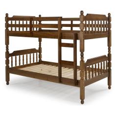 Imagem de Beliche Torneado Em Madeira Maciça Mv  Castanho