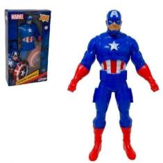 Imagem de Boneco Capitão América 22cm Marvel Os Vingadores Brinquedo