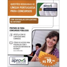 Imagem de Questões Resolvidas de Língua Portuguesa Para Concursos - Série Aprova Concursos - Kobs, Verônica - 9788538712862