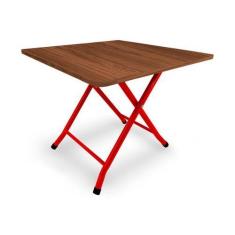 Imagem de Mesa Infantil Havai Dobrável Para Criança Desenhar Vermelho E Villandr