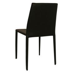 Imagem de Kit 6 Cadeiras Decorativas Sala e Cozinha Karma PVC Marrom - Gran Belo