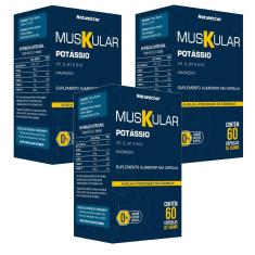 Imagem de 3x Muskular Potássio+ Magnésio+ Vit D B1 E B12 Natunectar 