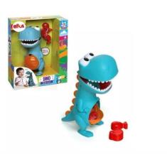 Imagem de Boneco Infantil Didático Dino Papa Tudo - Elka