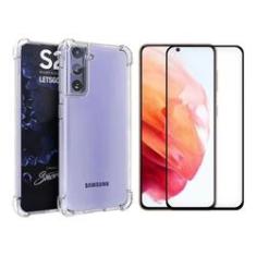 Imagem de Kit Capa Anti Impacto Samsung Galaxy S21 + Película Vidro 3D