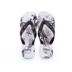 Imagem de Chinelo Borracha Masculino Floral Dia A Dia Conforto