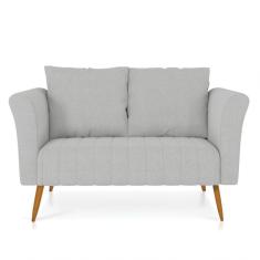 Imagem de Namoradeira Marilia Linho Castanho A05 Cinza Claro