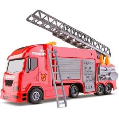 Imagem de Brinquedo Caminhão De Bombeiro 47cm Vermelho - Silmar
