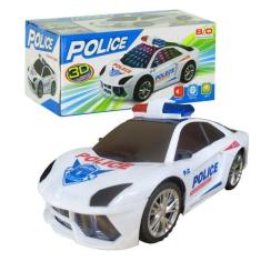 Imagem de Brinquedo Carrinho De Polícia Carro Luzes Som E Movimento - Toy King