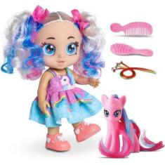 Imagem de Boneca My Best Unicórnio De Cabelo Colorido Para Pentear - Bee Toys