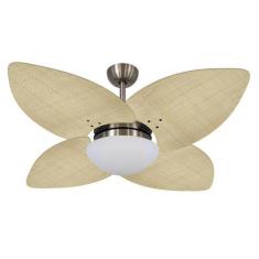 Imagem de Ventilador De Teto Vd42 Dunamis Bronze Rattan Natural 110V - Volare