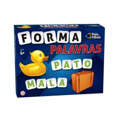 Imagem de Brinquedo Infantil Pedagógico Jogo Forma Palavras Pais & Filhos