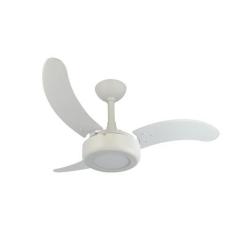 Imagem de Ventilador De Teto Infinity Lux Led 6000K Branco 3 Pás Mdf Branco 220V