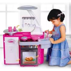Imagem de Cozinha Infantil Completa Com Geladeira Fogão E Pia Que Sai Água Prese